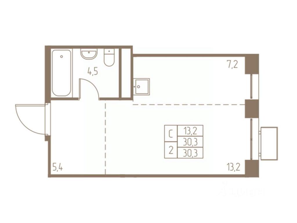 Apartment Sale, 30.3 sq. m. at Fabrikant, 2-y Fabrichny proyezd, Pushkino, Moscow Region, Russia #1 Apartment Sale, 30.3 sq. m. at Fabrikant, 2-y Fabrichny proyezd, Pushkino, Moscow Region, Russia #1