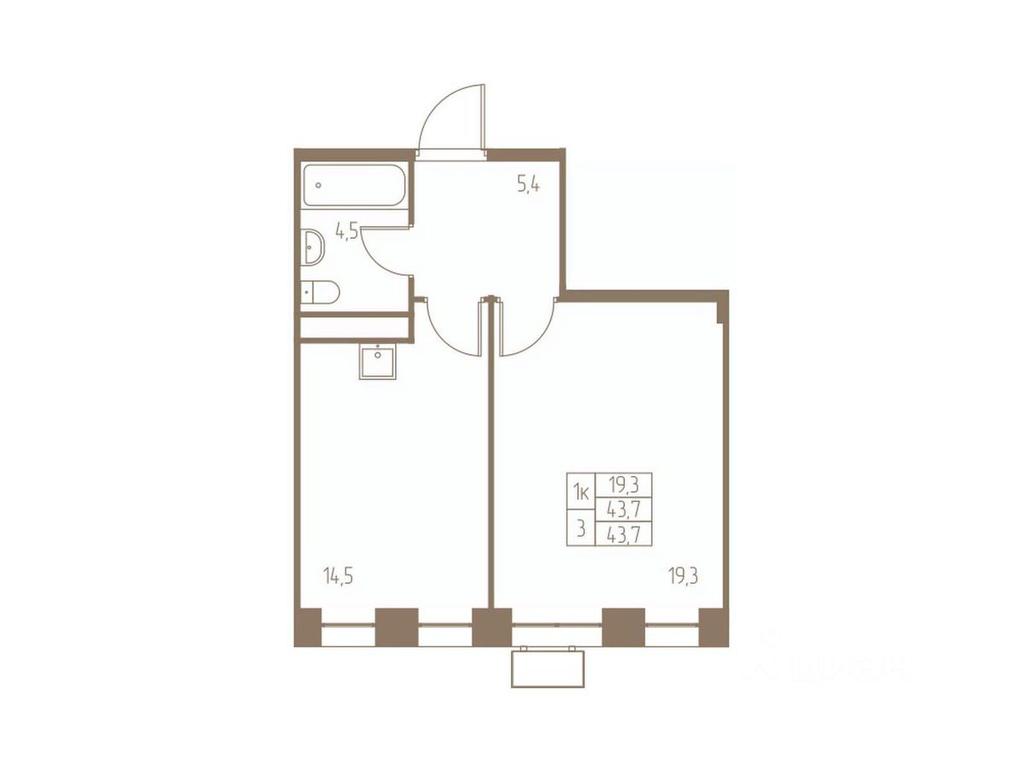 Apartment Sale, 43.7 sq. m. at Fabrikant, 2-y Fabrichny proyezd, Pushkino, Moscow Region, Russia #1 Apartment Sale, 43.7 sq. m. at Fabrikant, 2-y Fabrichny proyezd, Pushkino, Moscow Region, Russia #1