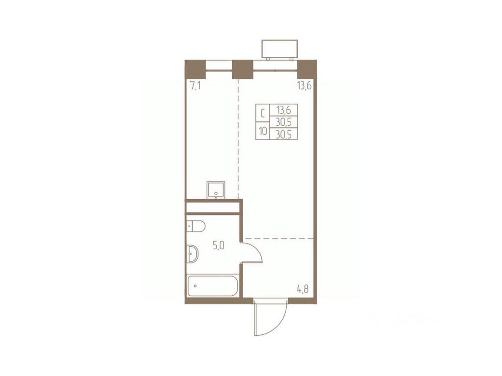 Apartment Sale, 30.5 sq. m. at Fabrikant, 2-y Fabrichny proyezd, Pushkino, Moscow Region, Russia #1 Apartment Sale, 30.5 sq. m. at Fabrikant, 2-y Fabrichny proyezd, Pushkino, Moscow Region, Russia #1