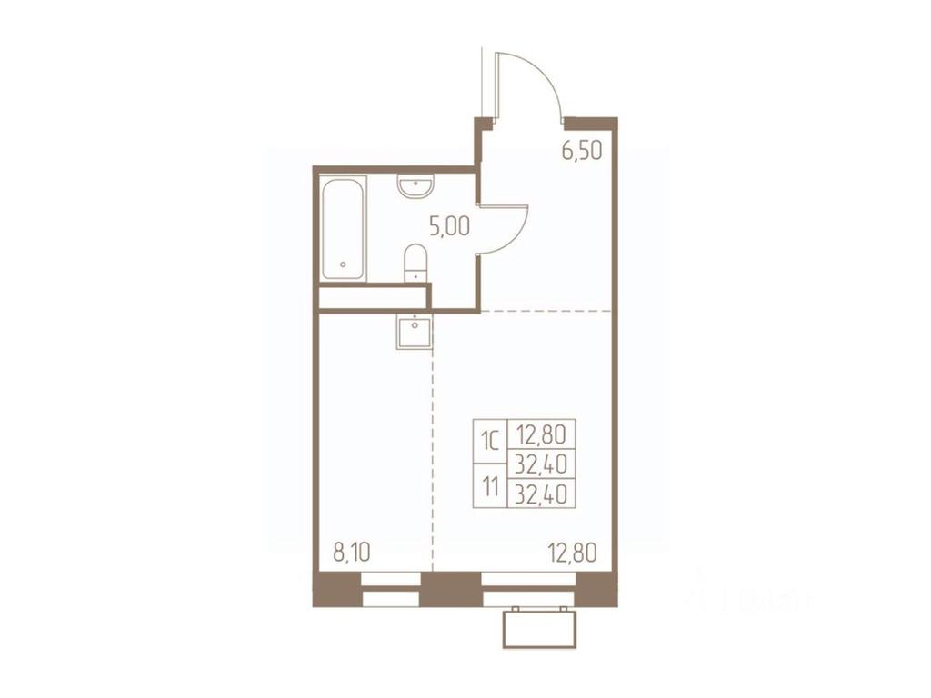 Apartment Sale, 32.4平方米 at Fabrikant, 2-y Fabrichny proyezd, Pushkino, Moscow Region, Russia #1 Apartment Sale, 32.4平方米 at Fabrikant, 2-y Fabrichny proyezd, Pushkino, Moscow Region, Russia #1