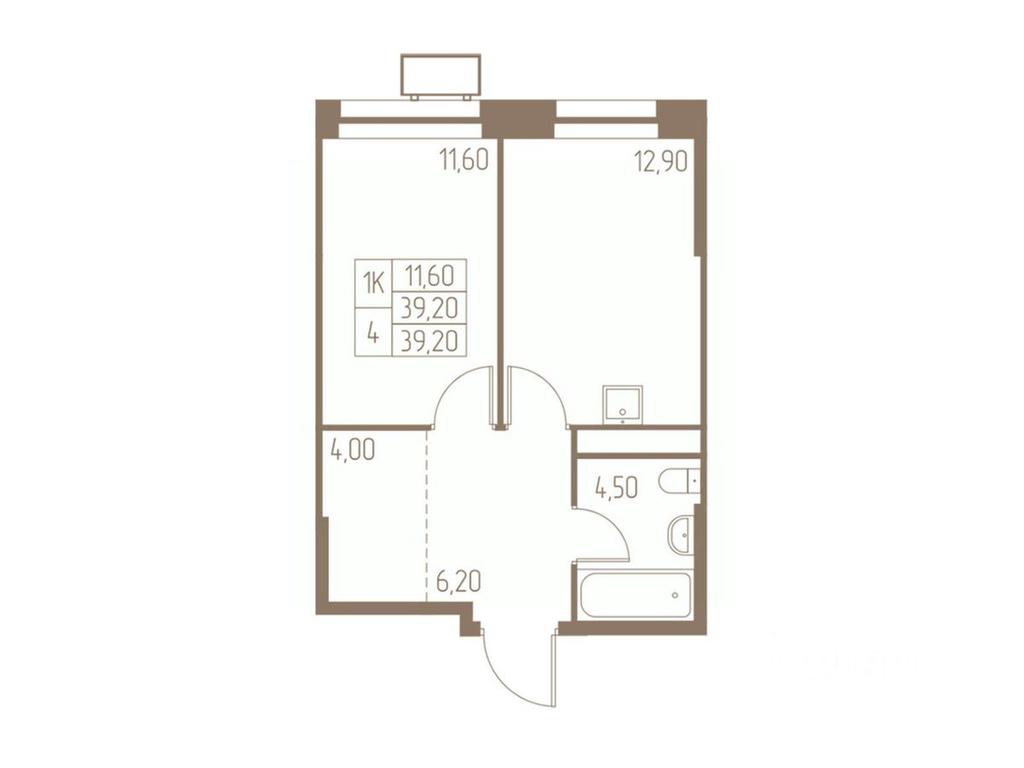 Apartment Sale, 39.2 sq. m. at Fabrikant, 2-y Fabrichny proyezd, Pushkino, Moscow Region, Russia #1