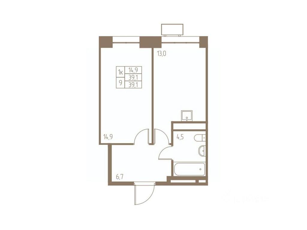 Apartment Sale, 39.1平方米 at Fabrikant, 2-y Fabrichny proyezd, Pushkino, Moscow Region, Russia #1 Apartment Sale, 39.1平方米 at Fabrikant, 2-y Fabrichny proyezd, Pushkino, Moscow Region, Russia #1