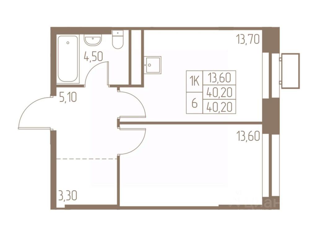 Apartment Sale, 40.2 sq. m. at Fabrikant, 2-y Fabrichny proyezd, Pushkino, Moscow Region, Russia #1 Apartment Sale, 40.2 sq. m. at Fabrikant, 2-y Fabrichny proyezd, Pushkino, Moscow Region, Russia #1