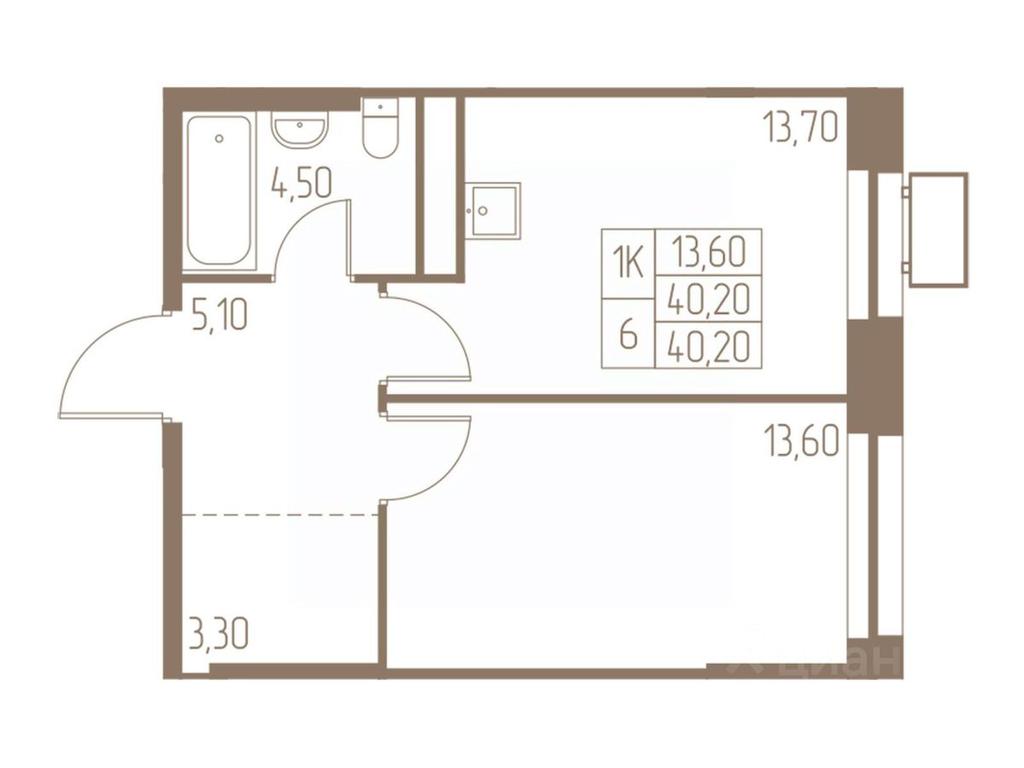 Apartment Sale, 40.2 sq. m. at Fabrikant, 2-y Fabrichny proyezd, Pushkino, Moscow Region, Russia #1 Apartment Sale, 40.2 sq. m. at Fabrikant, 2-y Fabrichny proyezd, Pushkino, Moscow Region, Russia #1