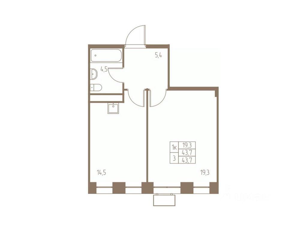 Apartment Sale, 43.7 sq. m. at Fabrikant, 2-y Fabrichny proyezd, Pushkino, Moscow Region, Russia #1 Apartment Sale, 43.7 sq. m. at Fabrikant, 2-y Fabrichny proyezd, Pushkino, Moscow Region, Russia #1