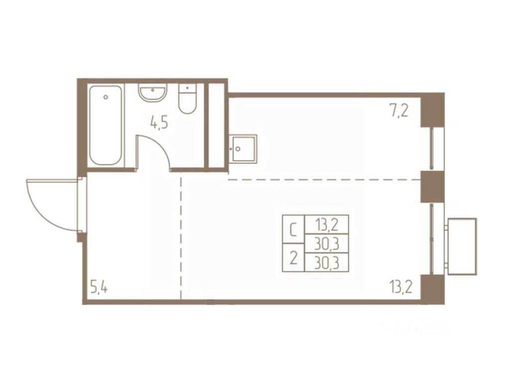 Apartment Sale, 30.3 sq. m. at Fabrikant, 2-y Fabrichny proyezd, Pushkino, Moscow Region, Russia #1 Apartment Sale, 30.3 sq. m. at Fabrikant, 2-y Fabrichny proyezd, Pushkino, Moscow Region, Russia #1