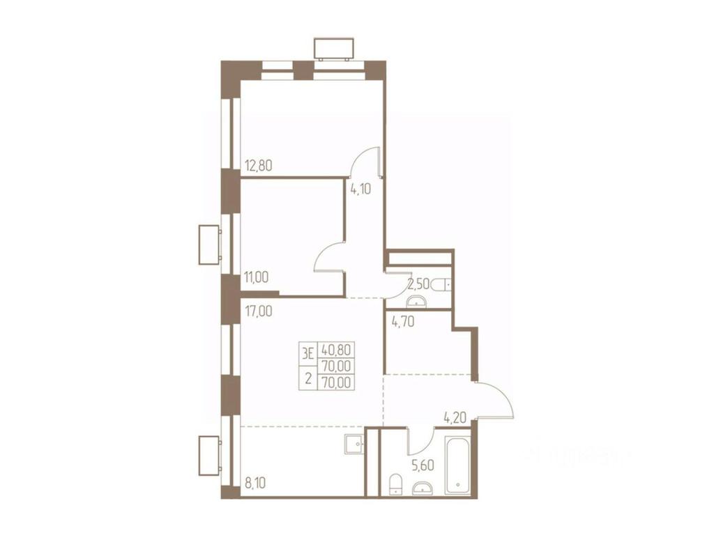 2-BD Apartment Sale, 70 sq. m. at Fabrikant, 2-y Fabrichny proyezd, Pushkino, Moscow Region, Russia #1 2-BD Apartment Sale, 70 sq. m. at Fabrikant, 2-y Fabrichny proyezd, Pushkino, Moscow Region, Russia #1