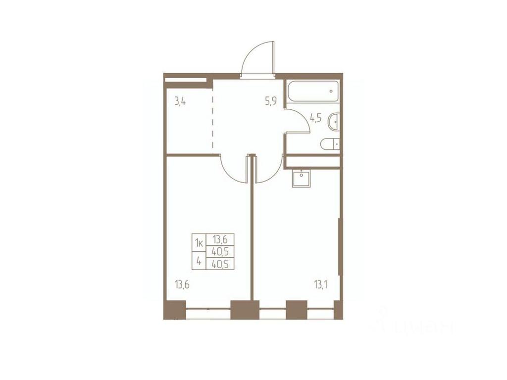 Apartment Sale, 40.5平方米 at Fabrikant, 2-y Fabrichny proyezd, Pushkino, Moscow Region, Russia #1 Apartment Sale, 40.5平方米 at Fabrikant, 2-y Fabrichny proyezd, Pushkino, Moscow Region, Russia #1