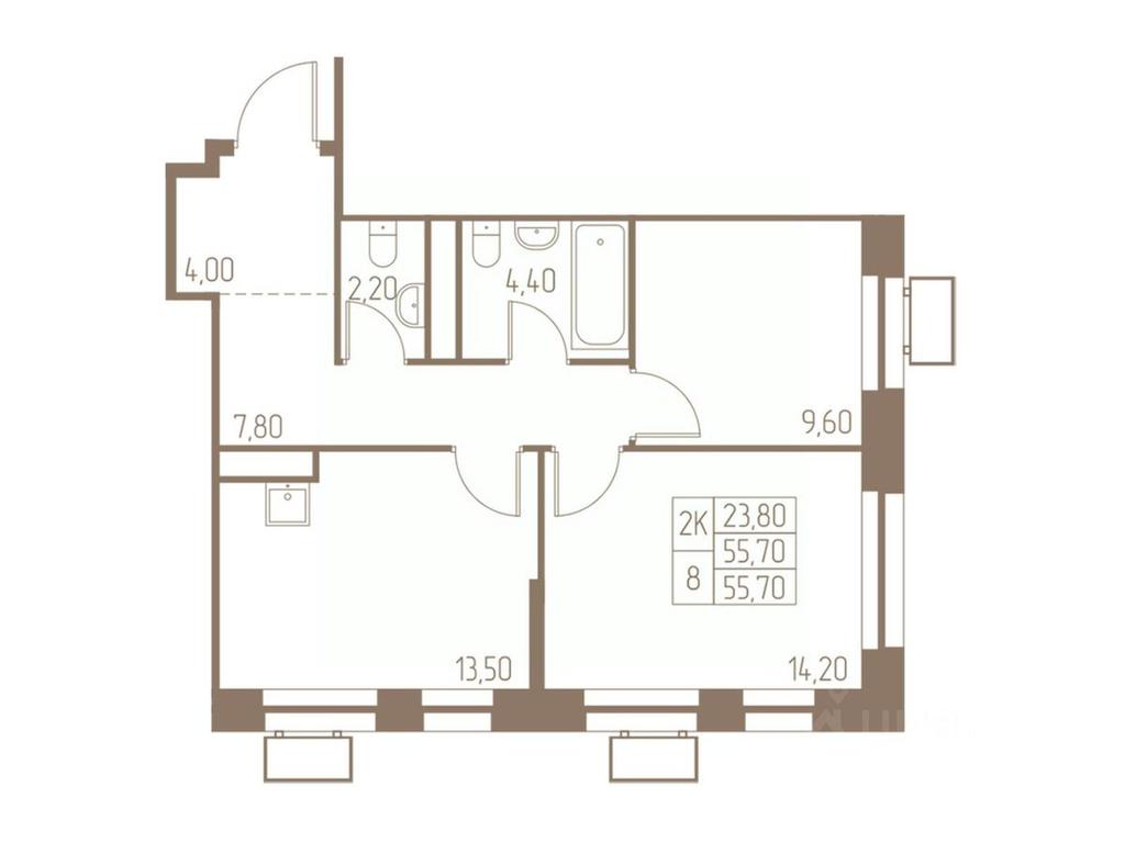 1-BD Apartment Sale, 55.7 sq. m. at Fabrikant, 2-y Fabrichny proyezd, Pushkino, Moscow Region, Russia #1 1-BD Apartment Sale, 55.7 sq. m. at Fabrikant, 2-y Fabrichny proyezd, Pushkino, Moscow Region, Russia #1