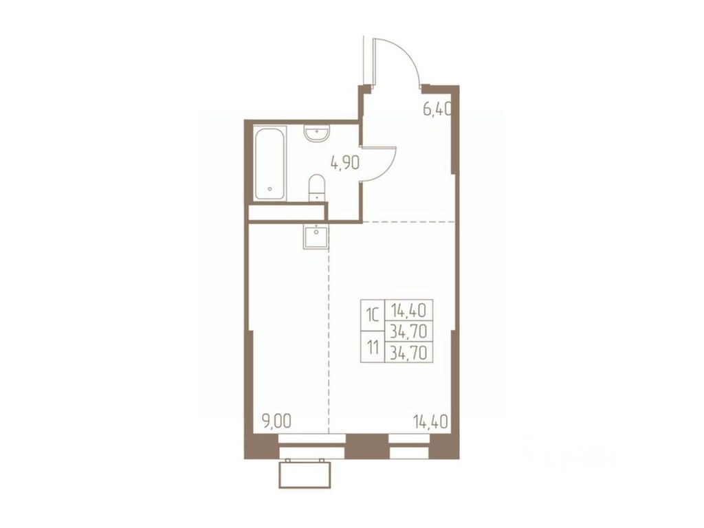 Apartment Sale, 34.7平方米 at Fabrikant, 2-y Fabrichny proyezd, Pushkino, Moscow Region, Russia #1 Apartment Sale, 34.7平方米 at Fabrikant, 2-y Fabrichny proyezd, Pushkino, Moscow Region, Russia #1