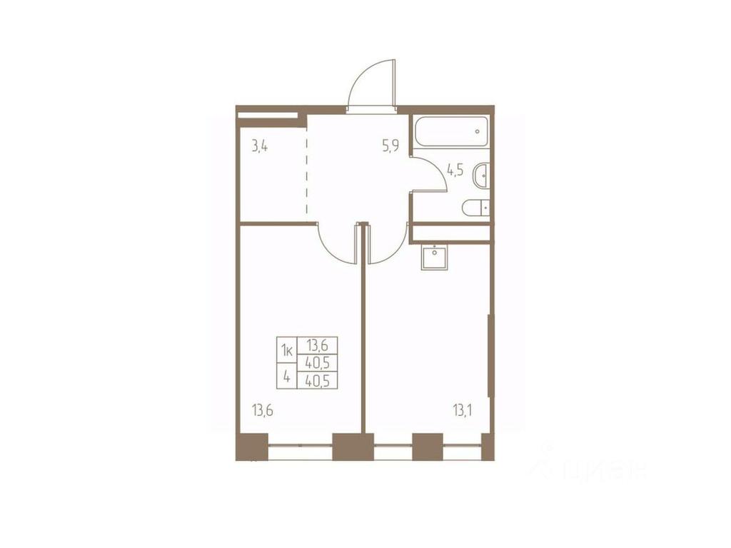 Apartment Sale, 40.5 sq. m. at Fabrikant, 2-y Fabrichny proyezd, Pushkino, Moscow Region, Russia #1 Apartment Sale, 40.5 sq. m. at Fabrikant, 2-y Fabrichny proyezd, Pushkino, Moscow Region, Russia #1