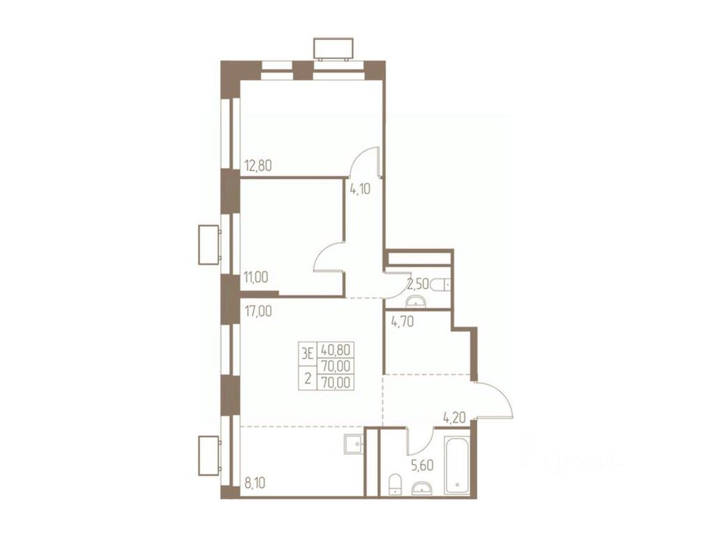 2-BD Apartment Sale, 70平方米 at Fabrikant, 2-y Fabrichny proyezd, Pushkino, Moscow Region, Russia #1 2-BD Apartment Sale, 70平方米 at Fabrikant, 2-y Fabrichny proyezd, Pushkino, Moscow Region, Russia #1