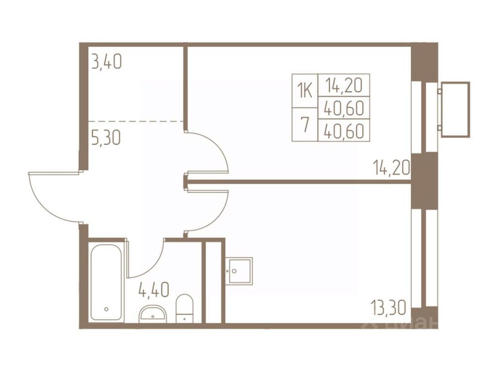 Apartment Sale, 40.6平方米 at Fabrikant, 2-y Fabrichny proyezd, Pushkino, Moscow Region, Russia #1 Apartment Sale, 40.6平方米 at Fabrikant, 2-y Fabrichny proyezd, Pushkino, Moscow Region, Russia #1