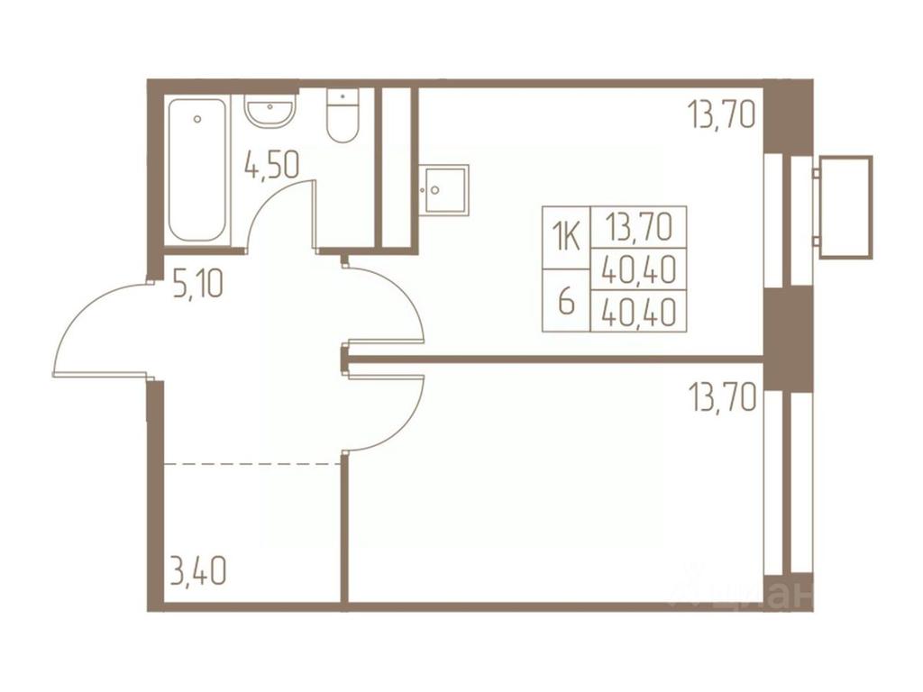 Apartment Sale, 40.4 sq. m. at Fabrikant, 2-y Fabrichny proyezd, Pushkino, Moscow Region, Russia #1 Apartment Sale, 40.4 sq. m. at Fabrikant, 2-y Fabrichny proyezd, Pushkino, Moscow Region, Russia #1