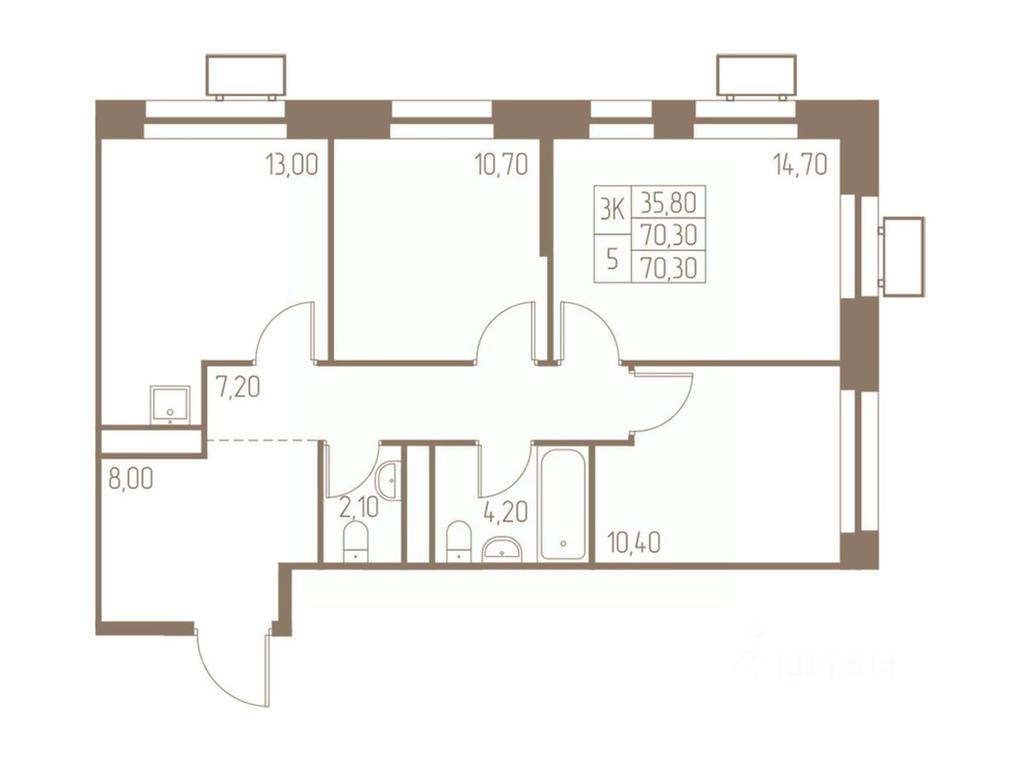 Продажа 2-комн. квартиры, 70,3 м² в ЖК «Фабрикант», 2-й Фабричный проезд, Пушкино, Московская область, Россия #1 Продажа 2-комн. квартиры, 70,3 м² в ЖК «Фабрикант», 2-й Фабричный проезд, Пушкино, Московская область, Россия #1