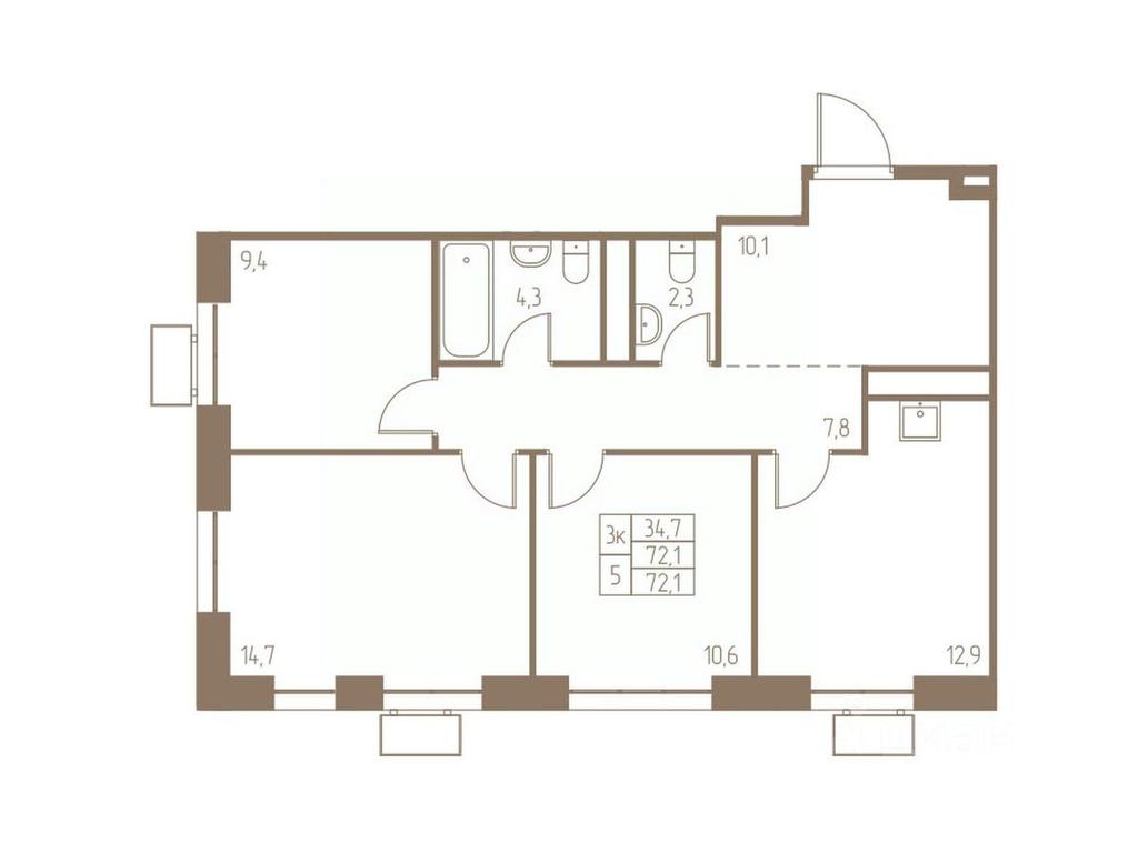 Продажа 2-комн. квартиры, 72,1 м² в ЖК «Фабрикант», 2-й Фабричный проезд, Пушкино, Московская область, Россия #1 Продажа 2-комн. квартиры, 72,1 м² в ЖК «Фабрикант», 2-й Фабричный проезд, Пушкино, Московская область, Россия #1