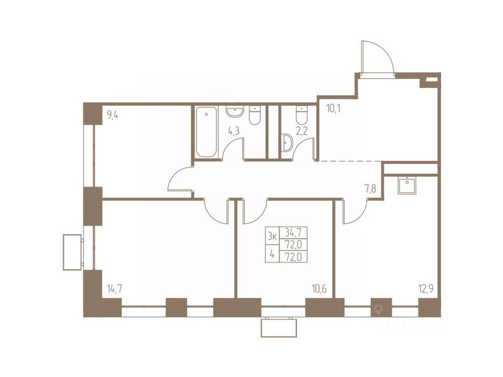 2-BD Apartment Sale, 72 sq. m. at Fabrikant, 2-y Fabrichny proyezd, Pushkino, Moscow Region, Russia #1 2-BD Apartment Sale, 72 sq. m. at Fabrikant, 2-y Fabrichny proyezd, Pushkino, Moscow Region, Russia #1