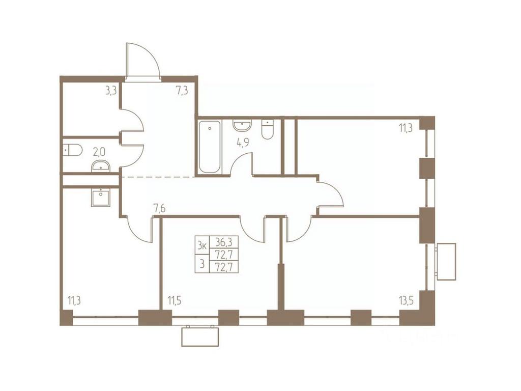 Продажа 2-комн. квартиры, 72,7 м² в ЖК «Фабрикант», 2-й Фабричный проезд, Пушкино, Московская область, Россия #1 Продажа 2-комн. квартиры, 72,7 м² в ЖК «Фабрикант», 2-й Фабричный проезд, Пушкино, Московская область, Россия #1