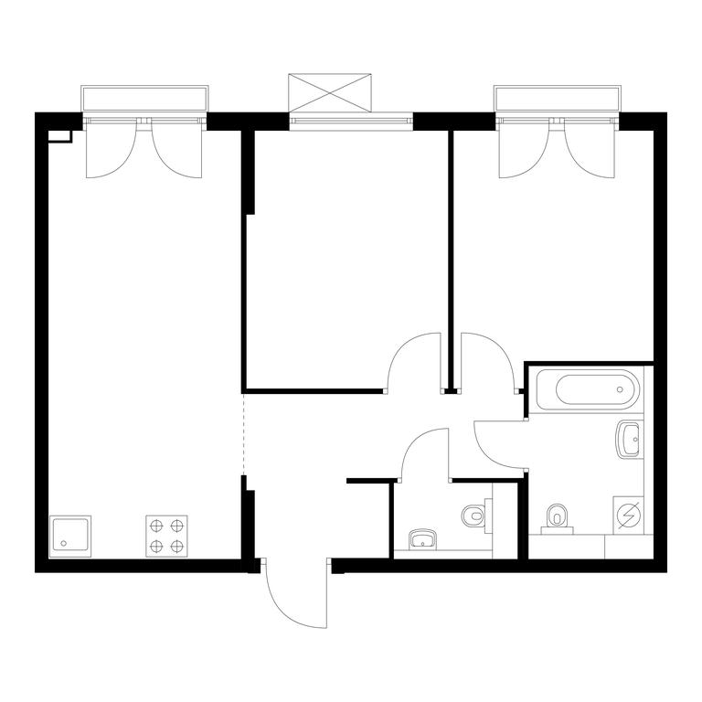 2-BD Apartment Sale, 51.5 sq. m. at Ilinskie Luga, Zapovednaya Street, 1, posyolok Ilyinskoye-Usovo, Krasnogorsk City District, Moscow Region, Russia #1 2-BD Apartment Sale, 51.5 sq. m. at Ilinskie Luga, Zapovednaya Street, 1, posyolok Ilyinskoye-Usovo, Krasnogorsk City District, Moscow Region, Russia #1