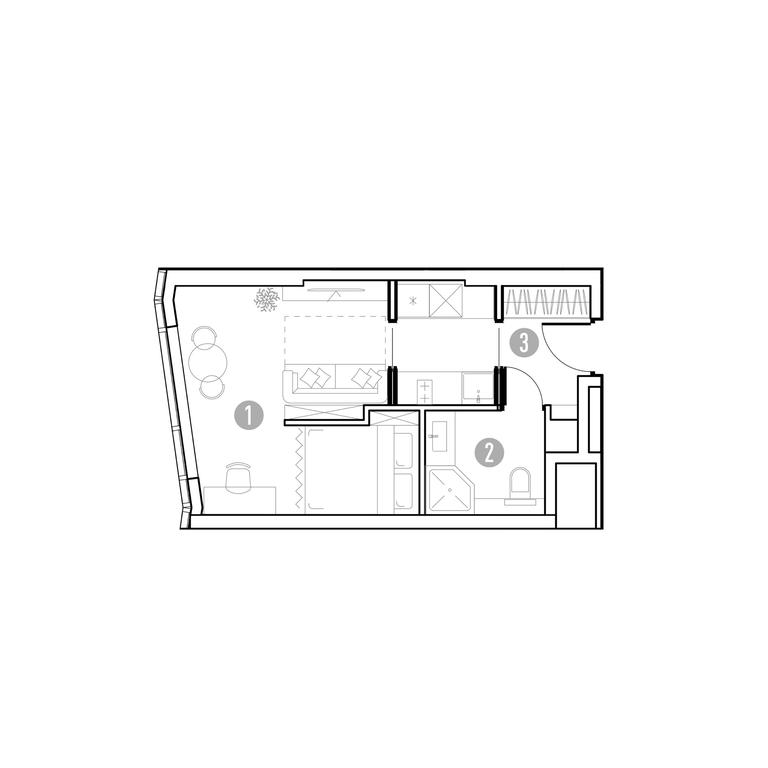 1-BD Apartment Sale, 28.57 sq. m. at UNO.Gorbunova, Gorbunova Street, 27, Moscow, Russia #1 1-BD Apartment Sale, 28.57 sq. m. at UNO.Gorbunova, Gorbunova Street, 27, Moscow, Russia #1