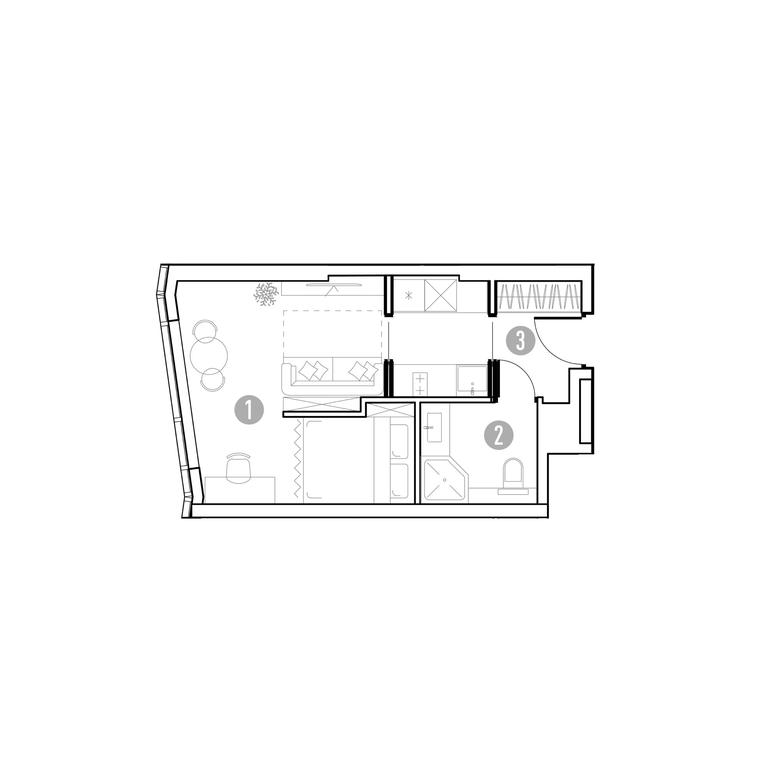 1-BD Apartment Sale, 28.47平方米 at UNO.Gorbunova, Gorbunova Street, 27, Moscow, Russia #1 1-BD Apartment Sale, 28.47平方米 at UNO.Gorbunova, Gorbunova Street, 27, Moscow, Russia #1