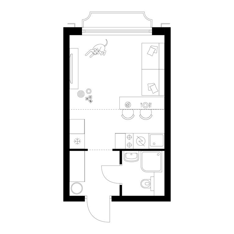 Apartment Sale, 21.7 sq. m. at Irtyshskiy Kvartal, 2nd Irtyshsky Drive, Moscow, Russia #1 Apartment Sale, 21.7 sq. m. at Irtyshskiy Kvartal, 2nd Irtyshsky Drive, Moscow, Russia #1