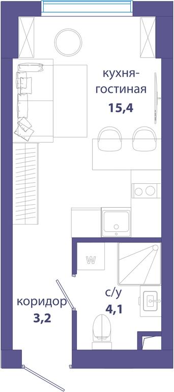 Продажа квартиры, 22,7 м² в ЖК «Событие», улица Лобачевского, 124к3, Москва, Россия #1 Продажа квартиры, 22,7 м² в ЖК «Событие», улица Лобачевского, 124к3, Москва, Россия #1