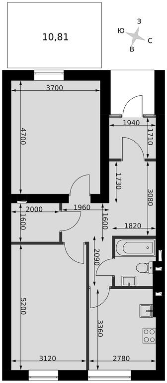 2-BD Apartment Sale, 67.6平方米 at Park Aprel, ulitsa Park Aprel, 1, Aprelevka, Naro-Fominskiy City District, Moscow Region, Russia #2 2-BD Apartment Sale, 67.6平方米 at Park Aprel, ulitsa Park Aprel, 1, Aprelevka, Naro-Fominskiy City District, Moscow Region, Russia #2