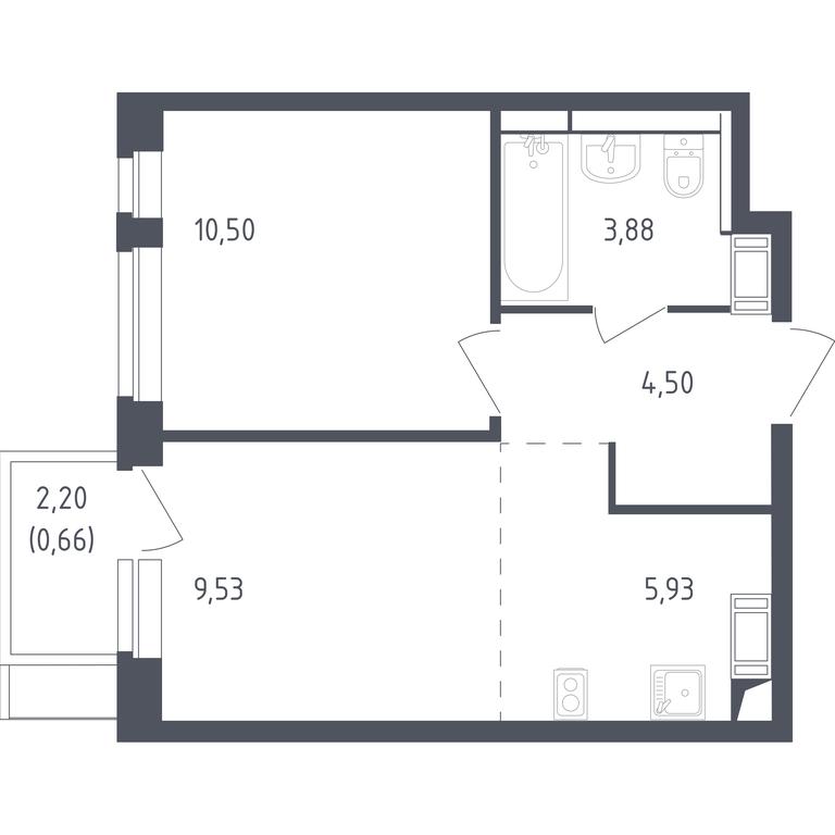 Apartment Sale, 35.1平方米 at Piatnitskie Luga, Pyatnitskoye Highway, 2, derevnya Yurlovo, Solnechnogorsk City District, Moscow Region, Russia #1 Apartment Sale, 35.1平方米 at Piatnitskie Luga, Pyatnitskoye Highway, 2, derevnya Yurlovo, Solnechnogorsk City District, Moscow Region, Russia #1