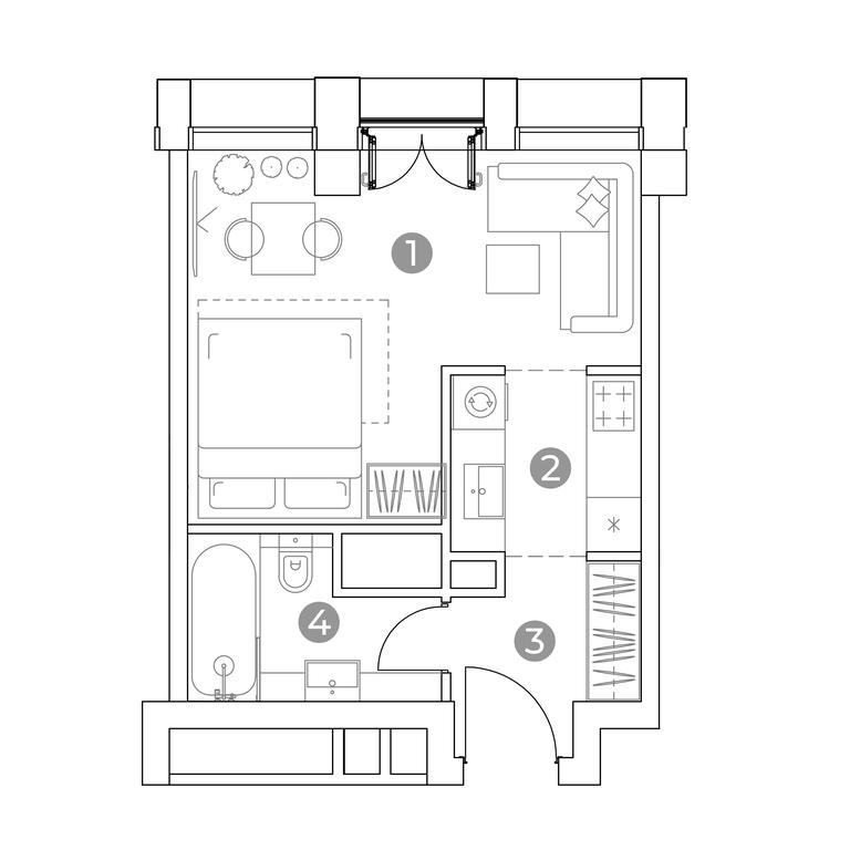 Apartment Sale, 29平方米 at Emotion, 2nd Silikatny Drive, 8, Moscow, Russia #2 Apartment Sale, 29平方米 at Emotion, 2nd Silikatny Drive, 8, Moscow, Russia #2