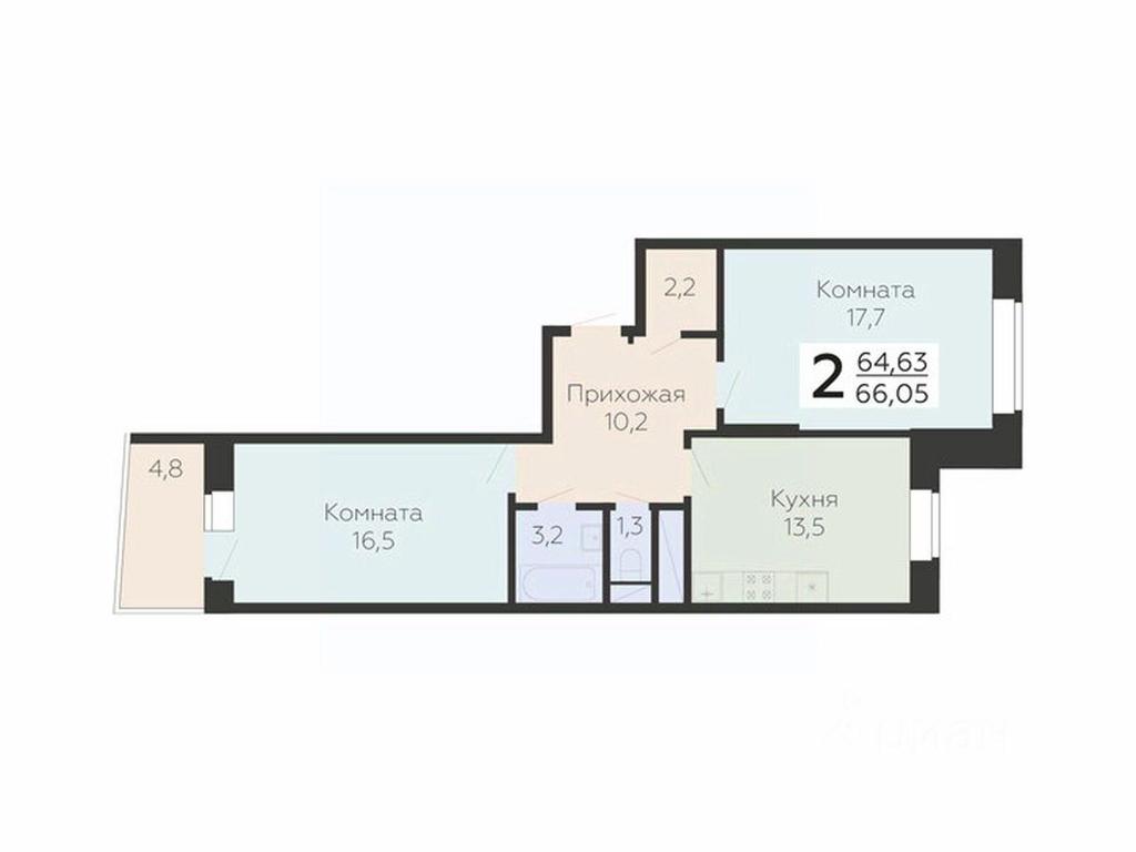 1-BD Apartment Sale, 66.05 sq. m. at Art-kvartal Onegin, Sadovaya Street, 3к1, Krasnaya Gorka Microdistrict, Podolsk, Moscow Region, Russia #1 1-BD Apartment Sale, 66.05 sq. m. at Art-kvartal Onegin, Sadovaya Street, 3к1, Krasnaya Gorka Microdistrict, Podolsk, Moscow Region, Russia #1