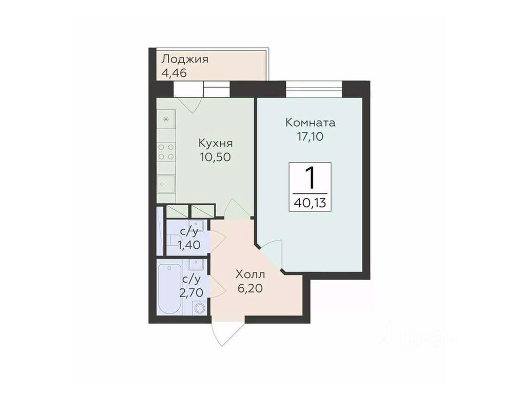 Apartment Sale, 40.13 sq. m. at Rodniki, Trudovaya ulitsa, Rodniki Township, Ramenskiy Urban District, Moscow Region, Russia #1 Apartment Sale, 40.13 sq. m. at Rodniki, Trudovaya ulitsa, Rodniki Township, Ramenskiy Urban District, Moscow Region, Russia #1
