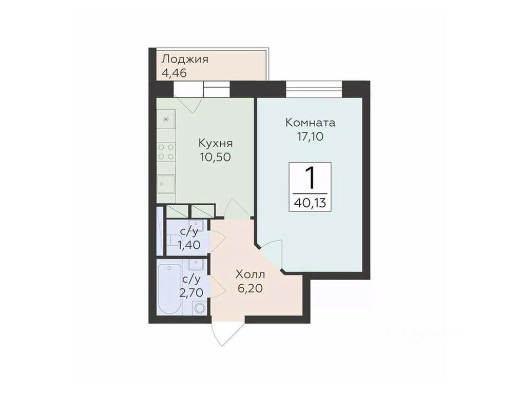 Apartment Sale, 40.13 sq. m. at Rodniki, Trudovaya ulitsa, Rodniki Township, Ramenskiy Urban District, Moscow Region, Russia #1 Apartment Sale, 40.13 sq. m. at Rodniki, Trudovaya ulitsa, Rodniki Township, Ramenskiy Urban District, Moscow Region, Russia #1