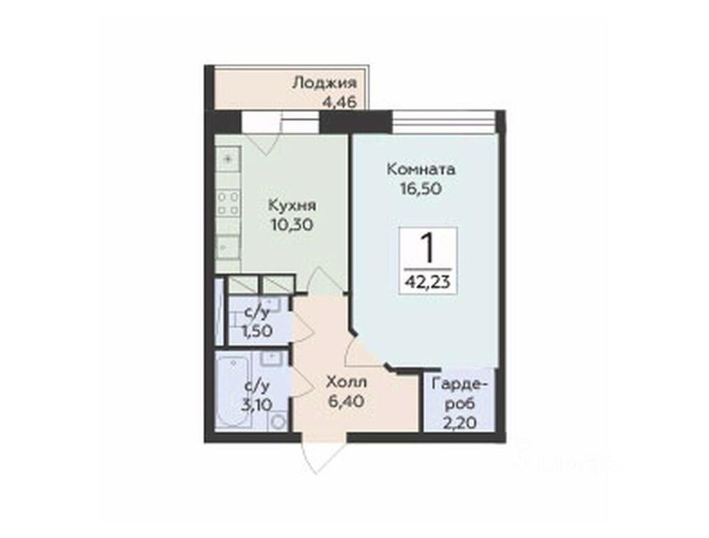 Apartment Sale, 42.23 sq. m. at Rodniki, Trudovaya ulitsa, Rodniki Township, Ramenskiy Urban District, Moscow Region, Russia #1 Apartment Sale, 42.23 sq. m. at Rodniki, Trudovaya ulitsa, Rodniki Township, Ramenskiy Urban District, Moscow Region, Russia #1