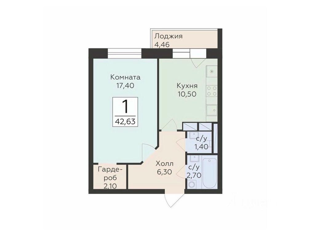 Apartment Sale, 42.63 sq. m. at Rodniki, Trudovaya ulitsa, Rodniki Township, Ramenskiy Urban District, Moscow Region, Russia #1 Apartment Sale, 42.63 sq. m. at Rodniki, Trudovaya ulitsa, Rodniki Township, Ramenskiy Urban District, Moscow Region, Russia #1