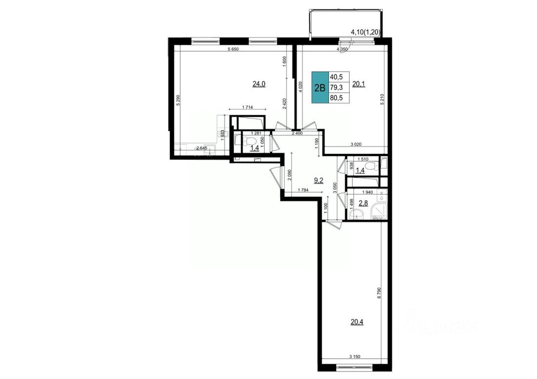 1-BD Apartment Sale, 80.5 sq. m. at Mikrorayon 6 6A, 6A mikrorayon, Odintsovo, Moscow Region, Russia #1 1-BD Apartment Sale, 80.5 sq. m. at Mikrorayon 6 6A, 6A mikrorayon, Odintsovo, Moscow Region, Russia #1