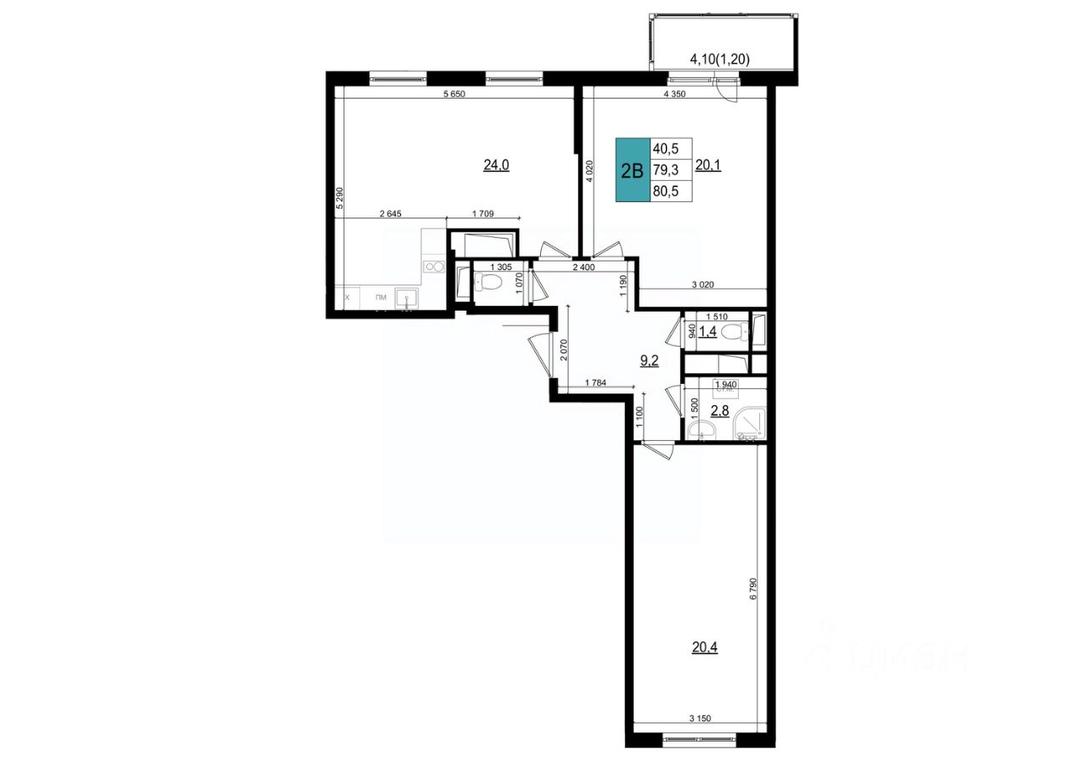 1-BD Apartment Sale, 80.5 sq. m. at Mikrorayon 6 6A, 6A mikrorayon, Odintsovo, Moscow Region, Russia #1 1-BD Apartment Sale, 80.5 sq. m. at Mikrorayon 6 6A, 6A mikrorayon, Odintsovo, Moscow Region, Russia #1