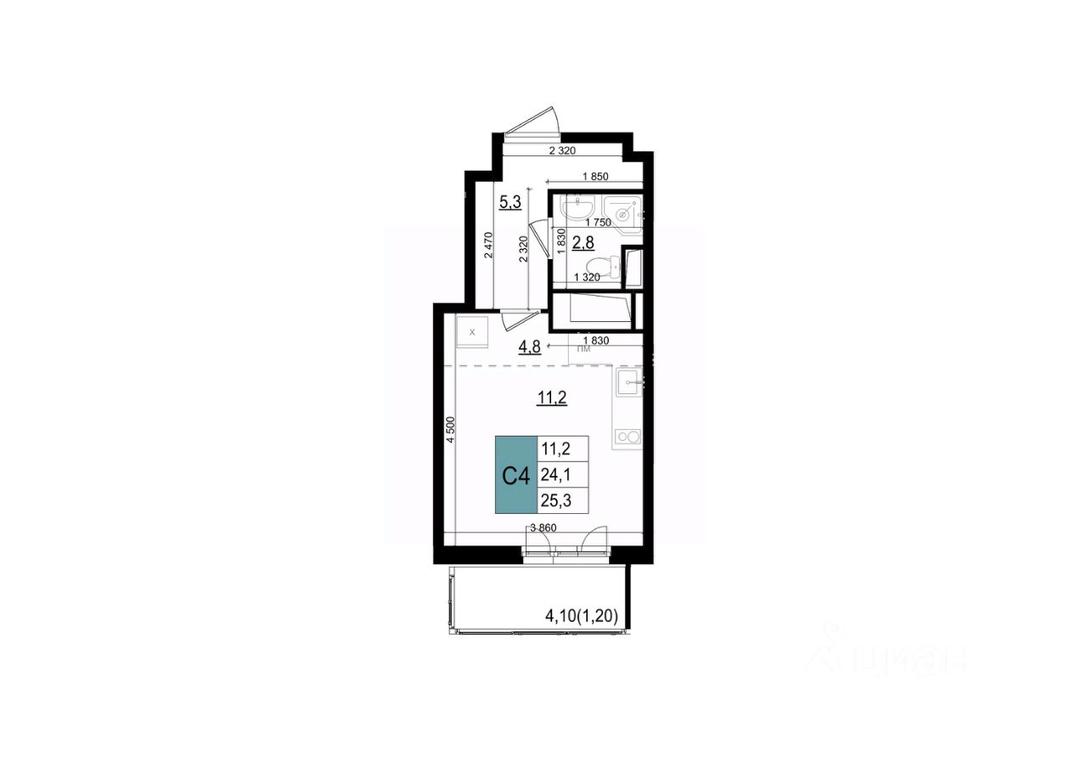 Apartment Sale, 25.3 sq. m. at Mikrorayon 6 6A, 6A mikrorayon, Odintsovo, Moscow Region, Russia #1 Apartment Sale, 25.3 sq. m. at Mikrorayon 6 6A, 6A mikrorayon, Odintsovo, Moscow Region, Russia #1