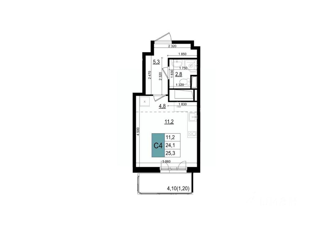 Apartment Sale, 25.3 sq. m. at Mikrorayon 6 6A, 6A mikrorayon, Odintsovo, Moscow Region, Russia #1 Apartment Sale, 25.3 sq. m. at Mikrorayon 6 6A, 6A mikrorayon, Odintsovo, Moscow Region, Russia #1