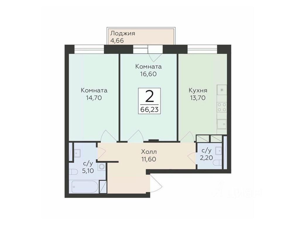 1-BD Apartment Sale, 66.23 sq. m. at Rodniki, Trudovaya ulitsa, Rodniki Township, Ramenskiy Urban District, Moscow Region, Russia #1 1-BD Apartment Sale, 66.23 sq. m. at Rodniki, Trudovaya ulitsa, Rodniki Township, Ramenskiy Urban District, Moscow Region, Russia #1