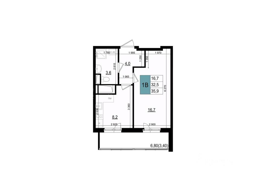 Apartment Sale, 35.9 sq. m. at Mikrorayon 6 6A, 6A mikrorayon, Odintsovo, Moscow Region, Russia #1 Apartment Sale, 35.9 sq. m. at Mikrorayon 6 6A, 6A mikrorayon, Odintsovo, Moscow Region, Russia #1
