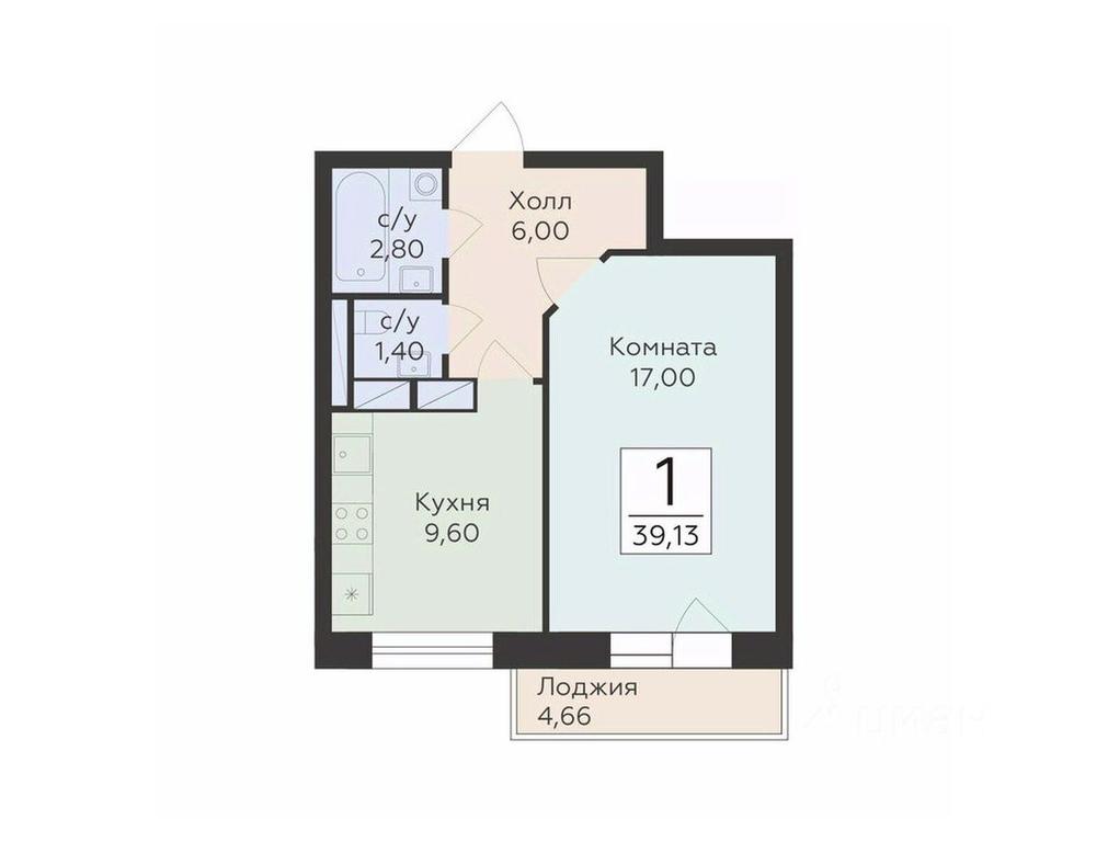 Apartment Sale, 39.13平方米 at Rodniki, Trudovaya ulitsa, Rodniki Township, Ramenskiy Urban District, Moscow Region, Russia #1 Apartment Sale, 39.13平方米 at Rodniki, Trudovaya ulitsa, Rodniki Township, Ramenskiy Urban District, Moscow Region, Russia #1
