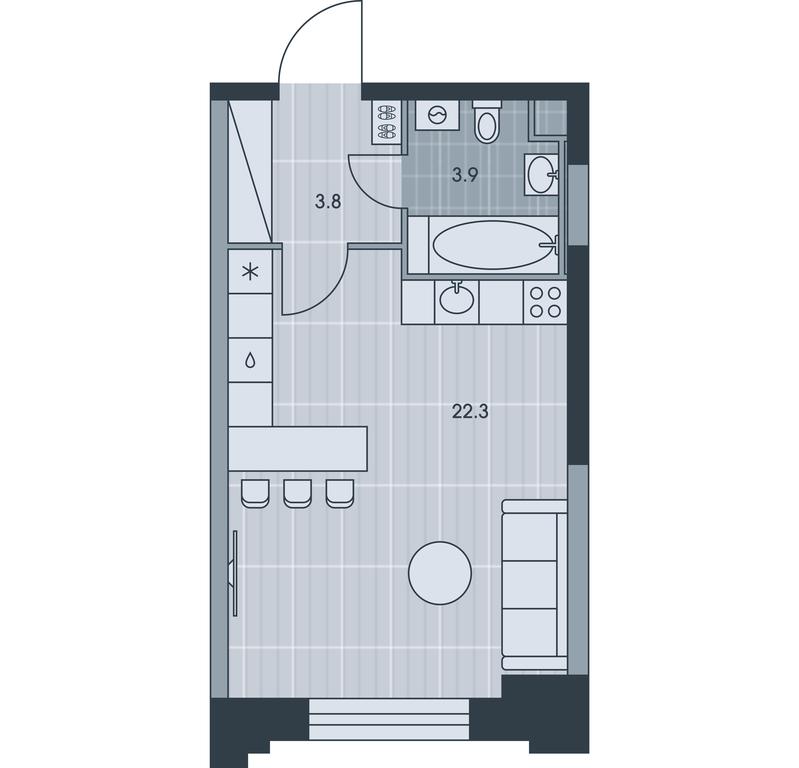 Apartment Sale, 30 sq. m. at Ever, Obrucheva Street, вл23, Moscow, Russia #1 Apartment Sale, 30 sq. m. at Ever, Obrucheva Street, вл23, Moscow, Russia #1