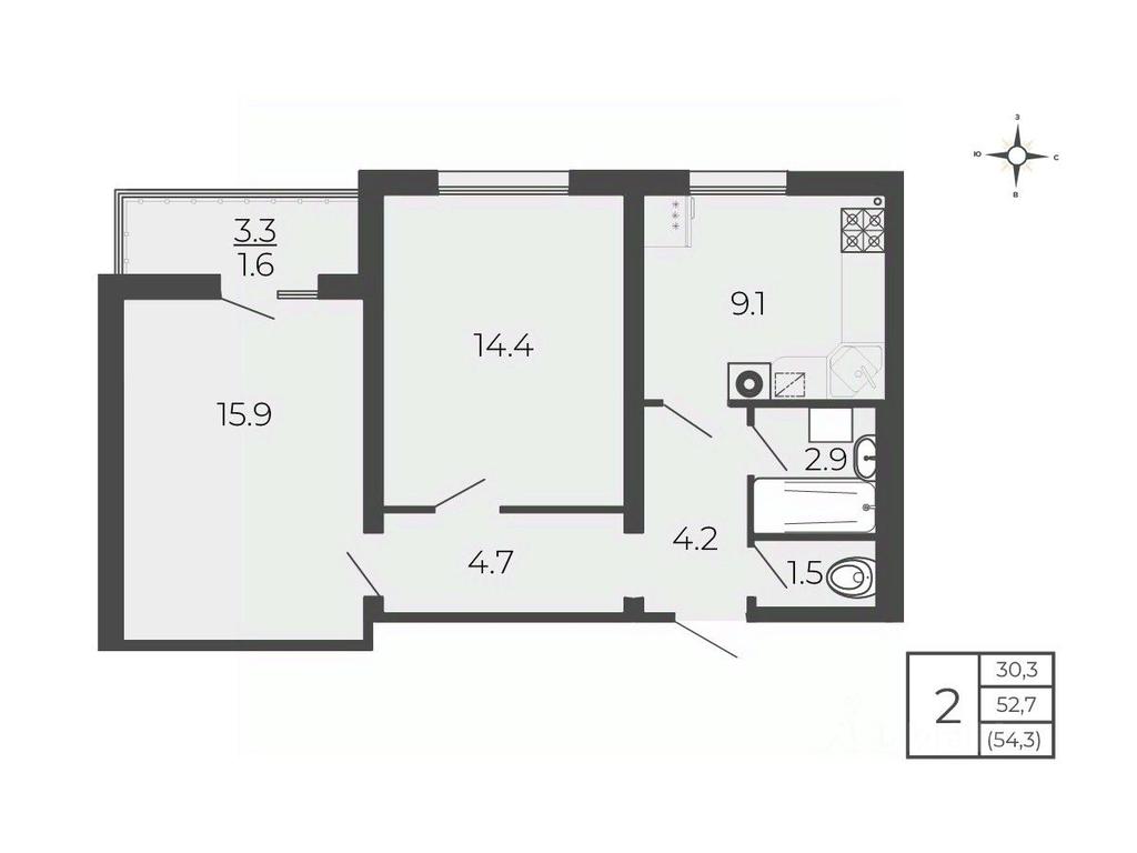 1-BD Apartment Sale, 54.3 sq. m. at Novy Blagodar, 2-y Shakhovskoy proyezd, Volokolamsk, Moscow Region, Russia #1 1-BD Apartment Sale, 54.3 sq. m. at Novy Blagodar, 2-y Shakhovskoy proyezd, Volokolamsk, Moscow Region, Russia #1