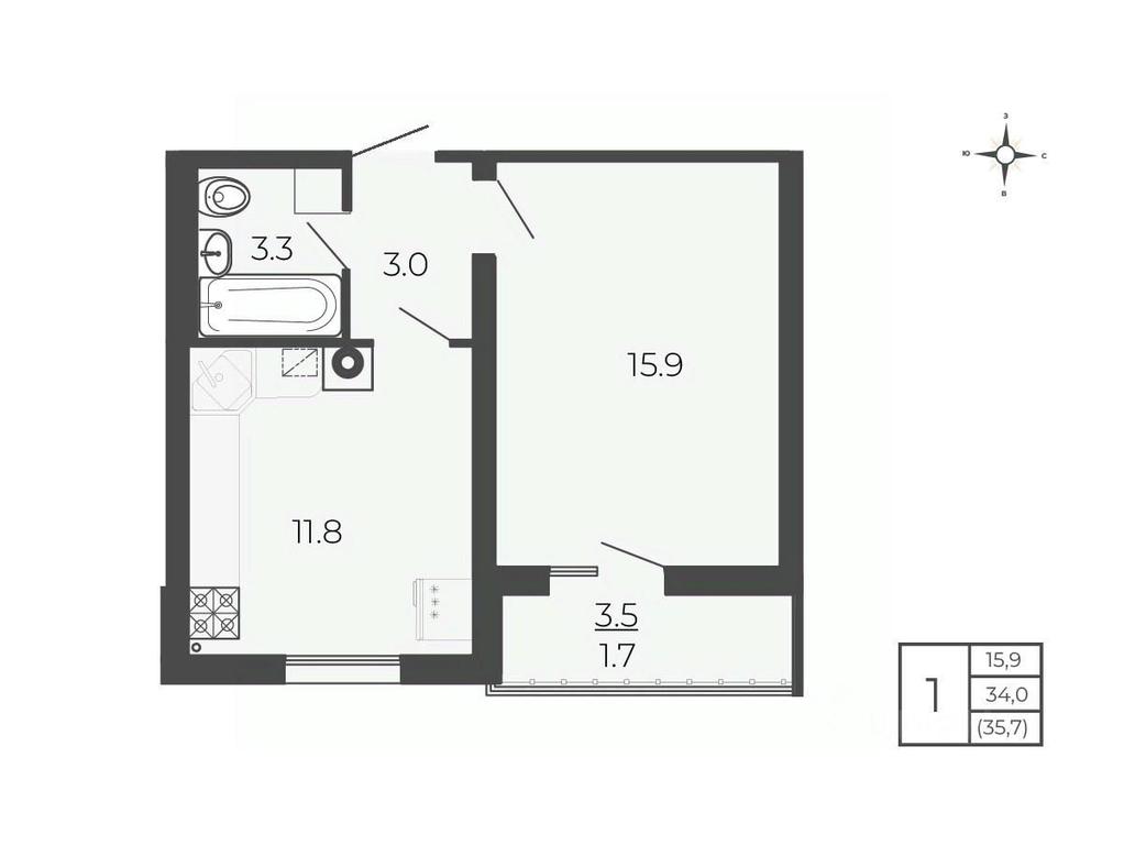 Apartment Sale, 35.7 sq. m. at Novy Blagodar, 2-y Shakhovskoy proyezd, Volokolamsk, Moscow Region, Russia #1 Apartment Sale, 35.7 sq. m. at Novy Blagodar, 2-y Shakhovskoy proyezd, Volokolamsk, Moscow Region, Russia #1