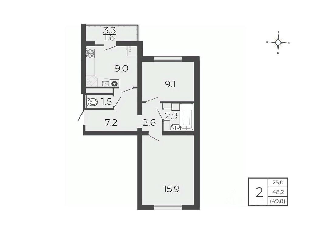 1-BD Apartment Sale, 49.8 sq. m. at Novy Blagodar, 2-y Shakhovskoy proyezd, Volokolamsk, Moscow Region, Russia #1 1-BD Apartment Sale, 49.8 sq. m. at Novy Blagodar, 2-y Shakhovskoy proyezd, Volokolamsk, Moscow Region, Russia #1