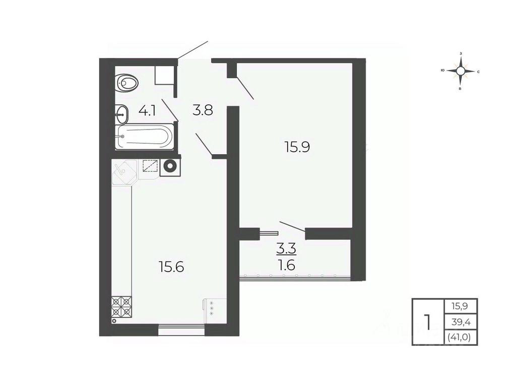 Apartment Sale, 41 sq. m. at Novy Blagodar, 2-y Shakhovskoy proyezd, Volokolamsk, Moscow Region, Russia #1 Apartment Sale, 41 sq. m. at Novy Blagodar, 2-y Shakhovskoy proyezd, Volokolamsk, Moscow Region, Russia #1