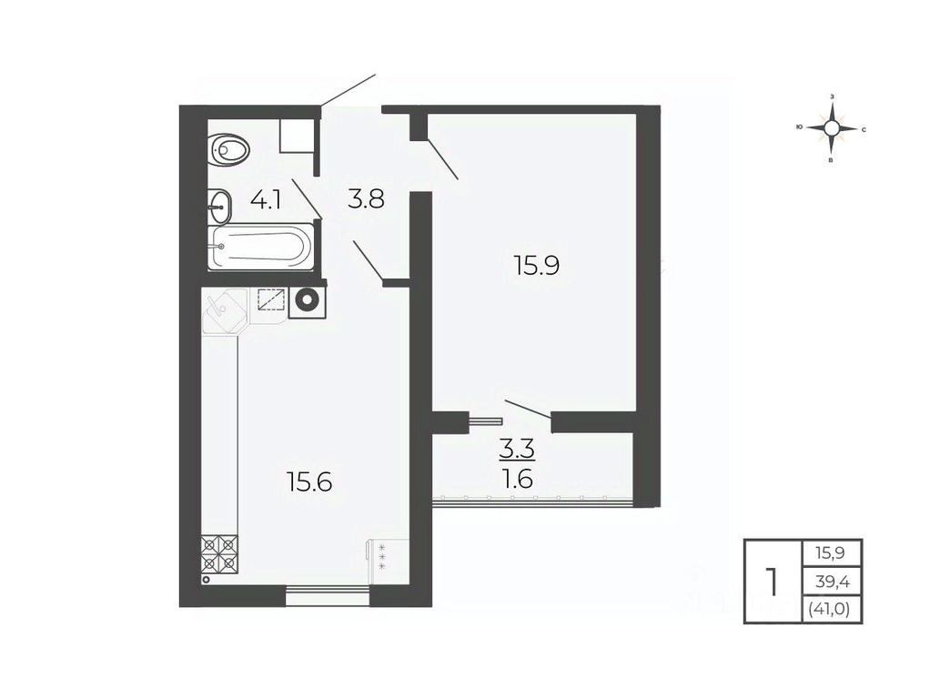 Apartment Sale, 41 sq. m. at Novy Blagodar, 2-y Shakhovskoy proyezd, Volokolamsk, Moscow Region, Russia #1 Apartment Sale, 41 sq. m. at Novy Blagodar, 2-y Shakhovskoy proyezd, Volokolamsk, Moscow Region, Russia #1