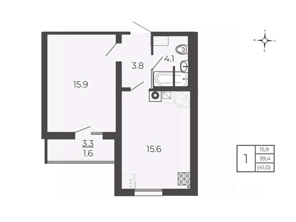 Apartment Sale, 41 sq. m. at Novy Blagodar, 2-y Shakhovskoy proyezd, Volokolamsk, Moscow Region, Russia #1 Apartment Sale, 41 sq. m. at Novy Blagodar, 2-y Shakhovskoy proyezd, Volokolamsk, Moscow Region, Russia #1