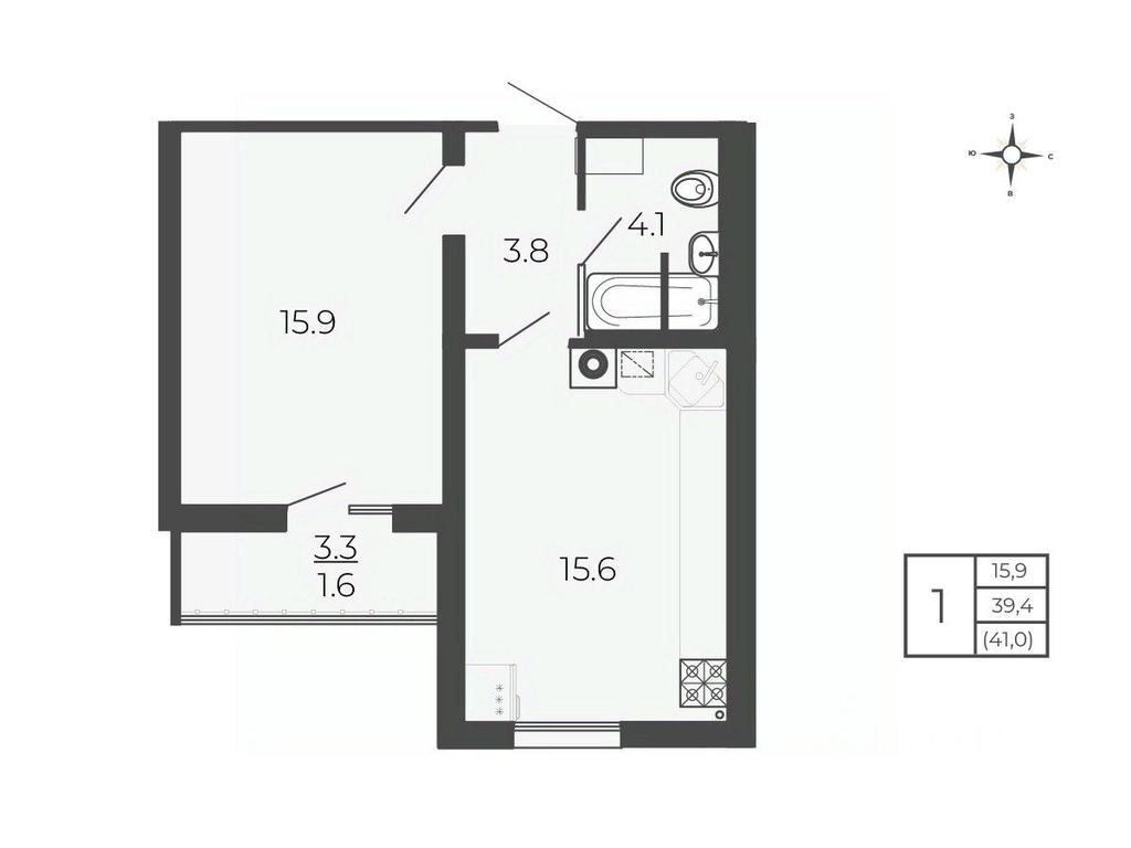 Apartment Sale, 41 sq. m. at Novy Blagodar, 2-y Shakhovskoy proyezd, Volokolamsk, Moscow Region, Russia #1 Apartment Sale, 41 sq. m. at Novy Blagodar, 2-y Shakhovskoy proyezd, Volokolamsk, Moscow Region, Russia #1